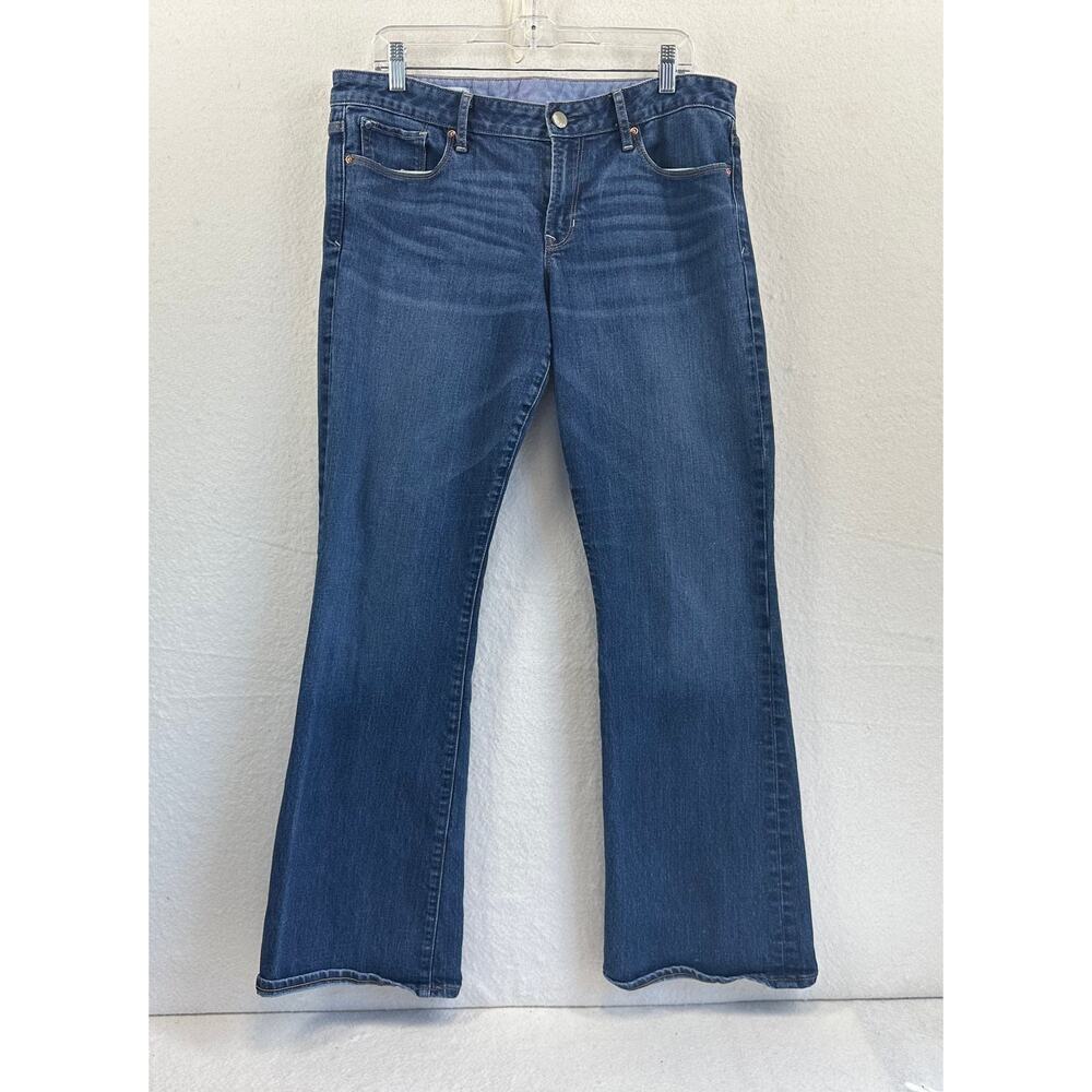 Gap 1969 Brand Sexy Boot Cut Mid-Rise SZ 33 16R Medium Tint